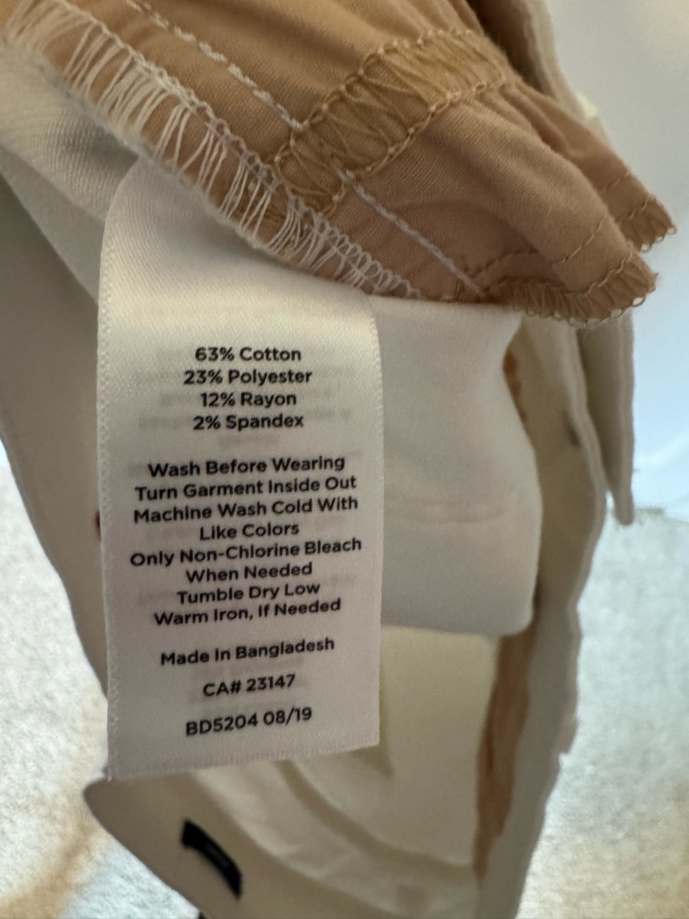 Talbots White Straight-Leg Jeans - Picture 6 of 6